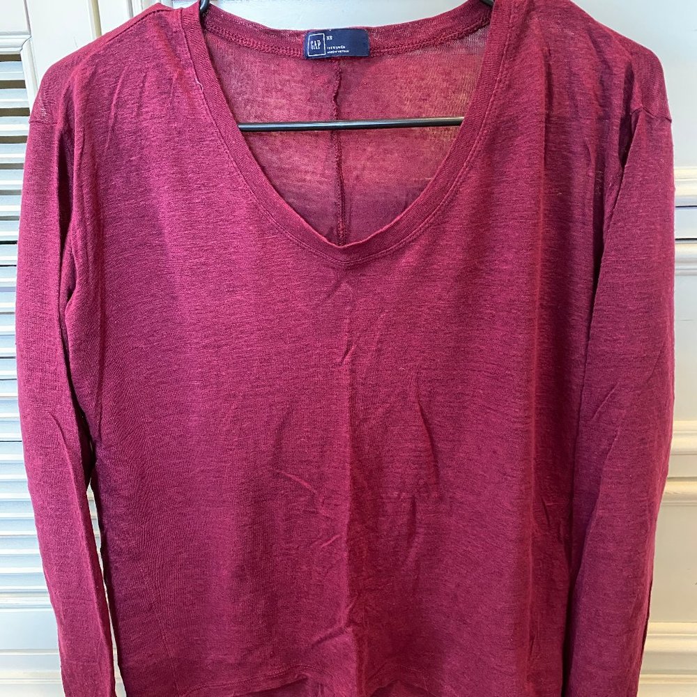 Gap Long Sleeve Top Size XS